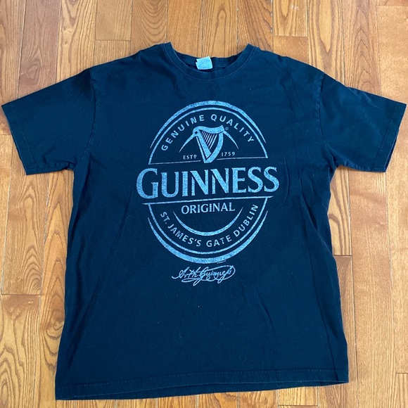 Blank T Guinness Original men’s 2XL black short sleeve t shirt. - Picture 1 of 9